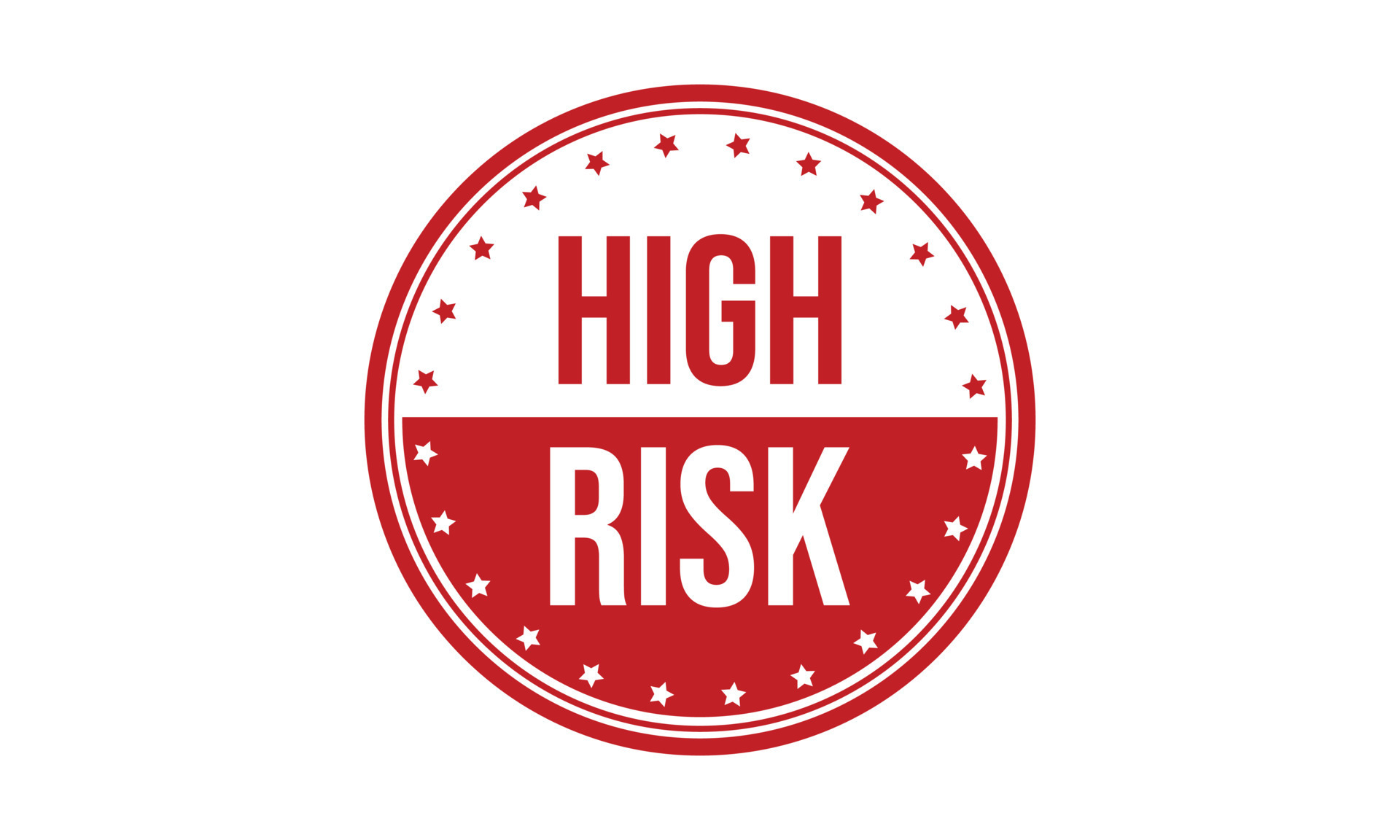High Risk Rubber Stamp Seal Vector 22907344 Vector Art at Vecteezy