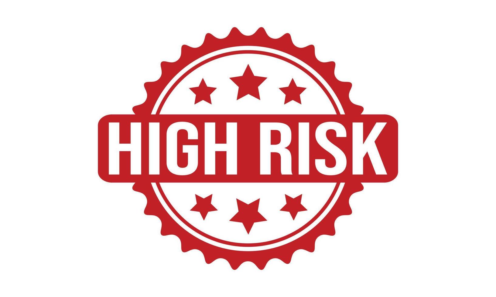 High Risk Rubber Stamp Seal Vector 22907354 Vector Art at Vecteezy