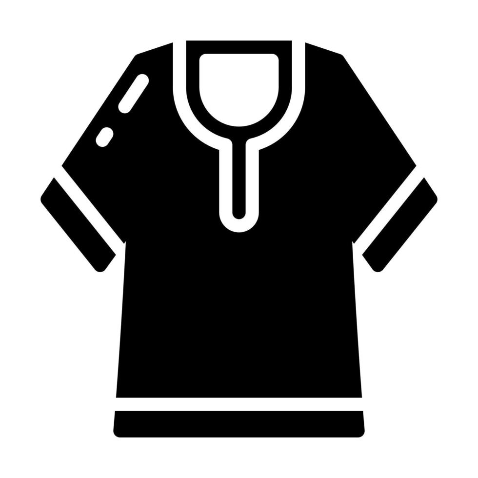 Kaftan Glyph Style Icon vector