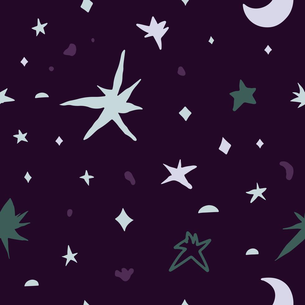 abstract-design-with-stars-and-crescent-moons-22908214-vector-art-at