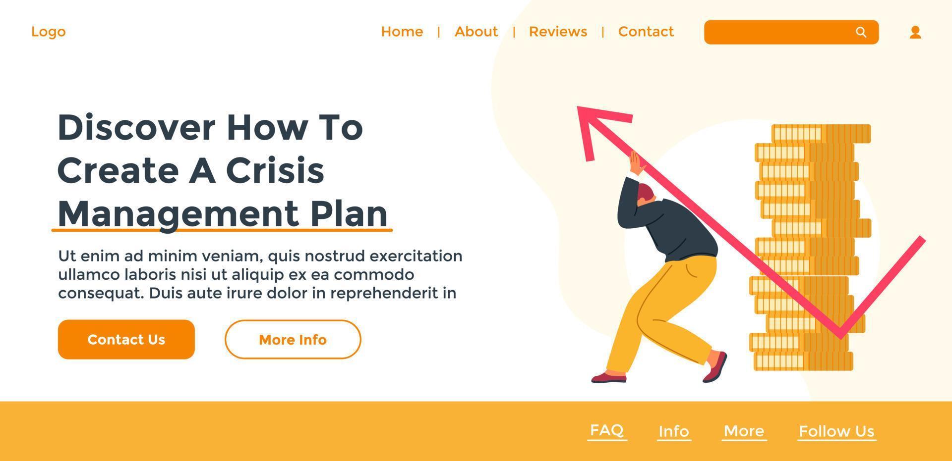 Discover how to create crisis management plan vector