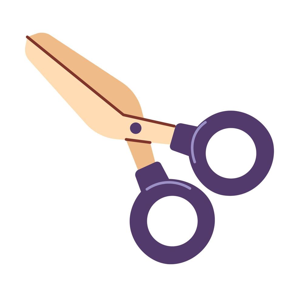 School supplies, scissors instrument for cutting vector