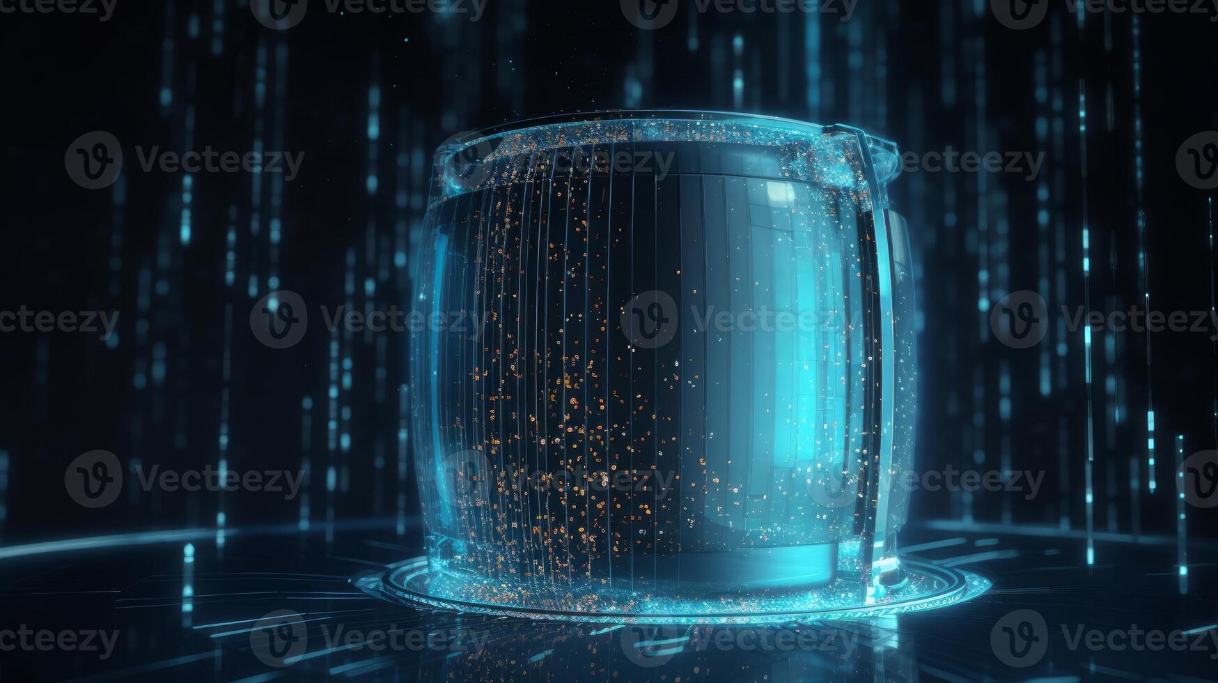 Big data concept Digital data flow Transferring high quality image photo