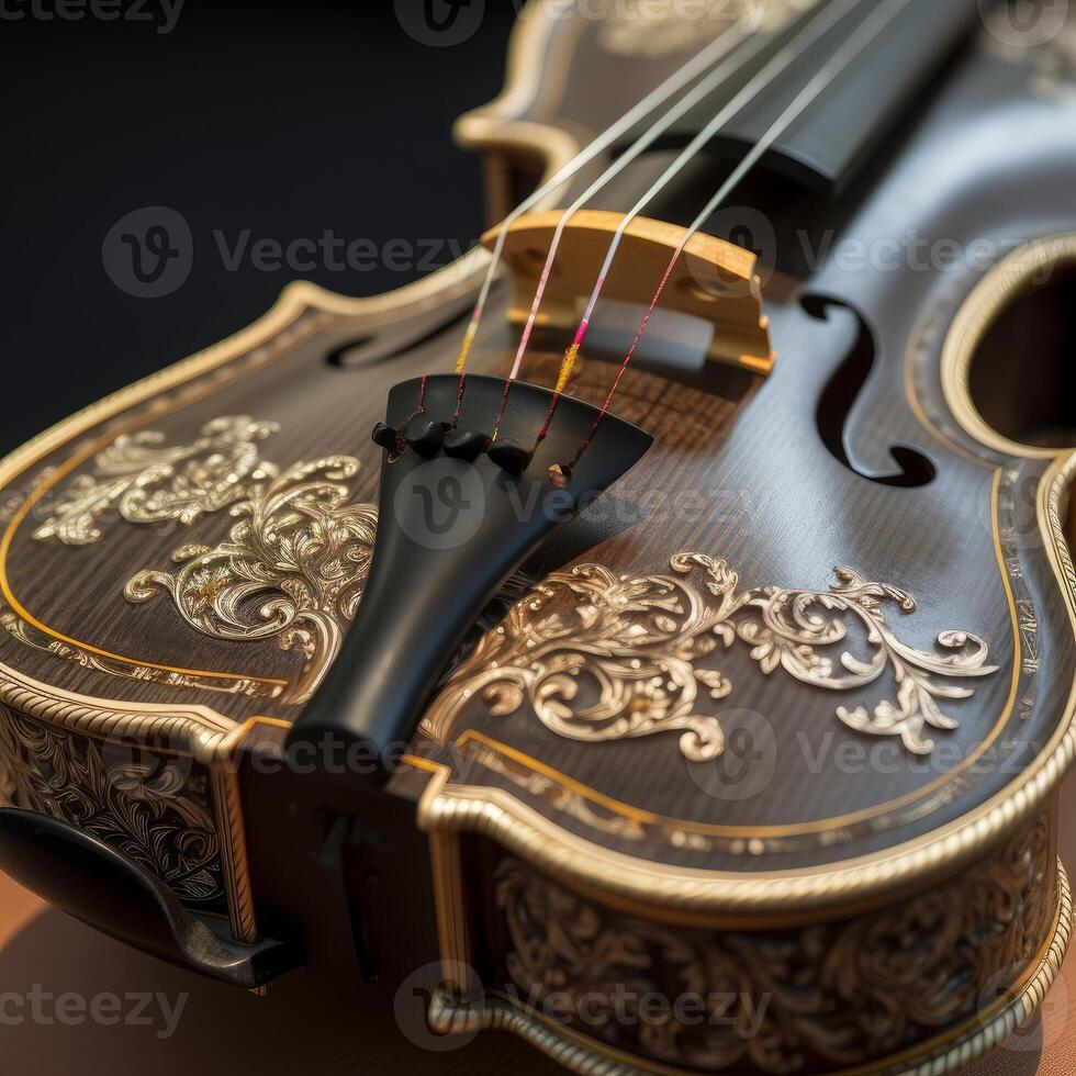 A beautiful elegant designer violin photo
