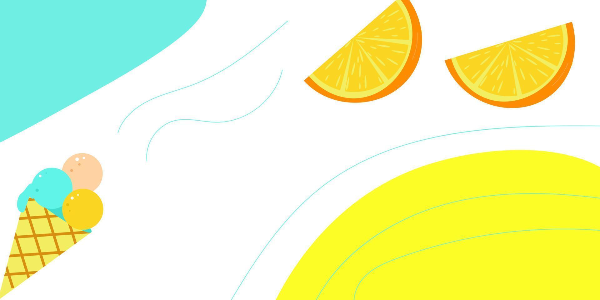 Summer bright abstract background for the poster. vector