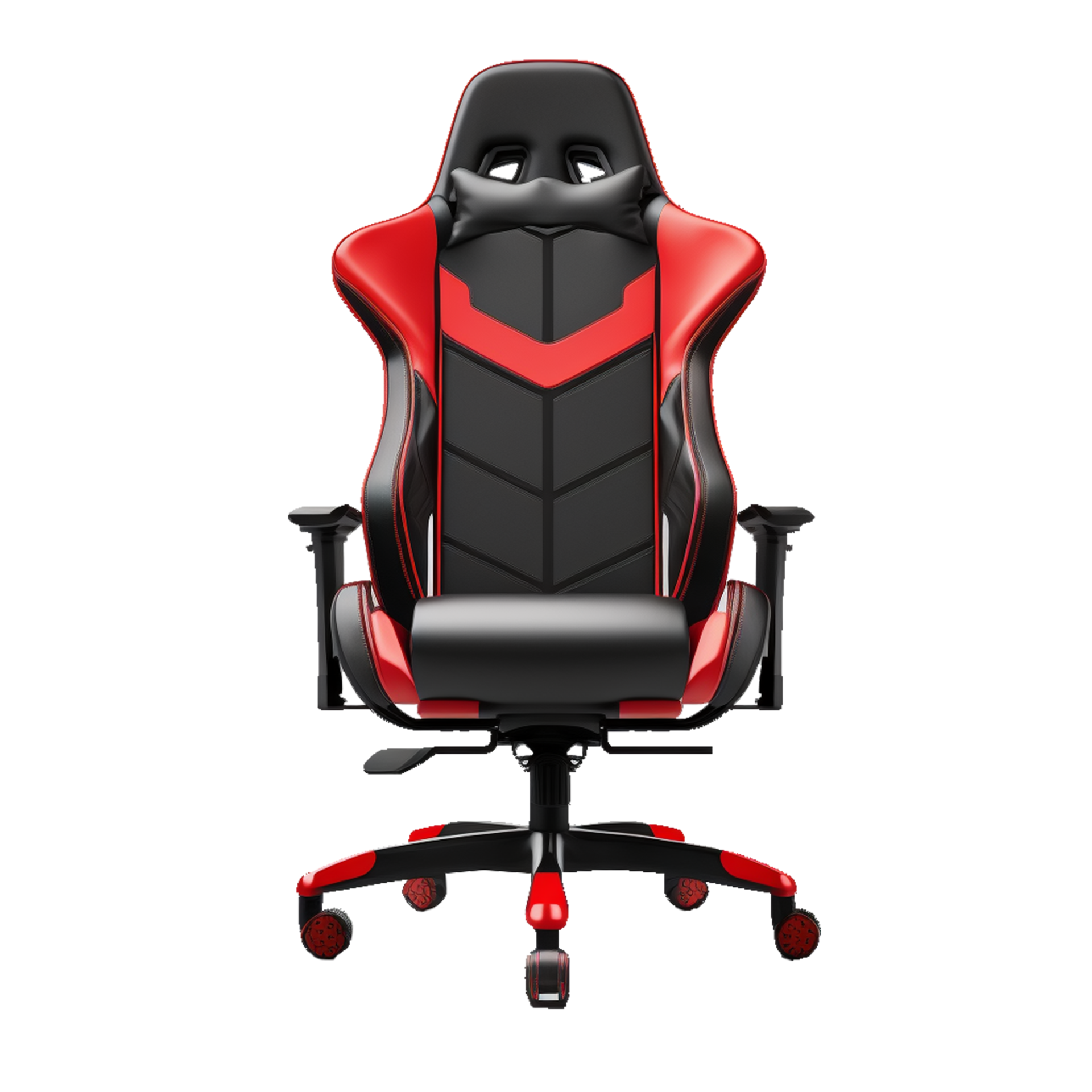 gaming chair on transparent background,front view, 22909205 PNG