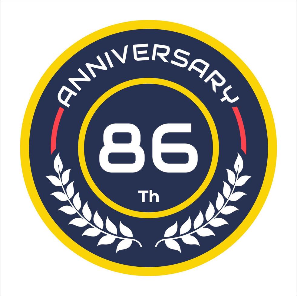 anniversary emblem vector logo numbers 1 to 100 with cool rice paddy vector elements