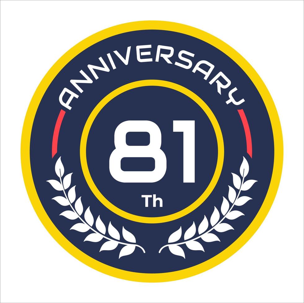 anniversary emblem vector logo numbers 1 to 100 with cool rice paddy vector elements