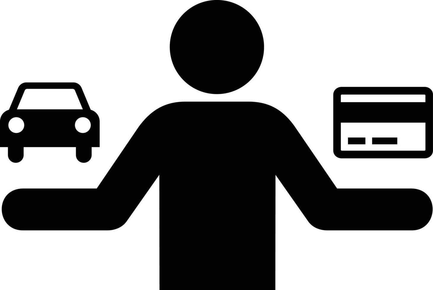 auto loan buy a car Illustration Vector