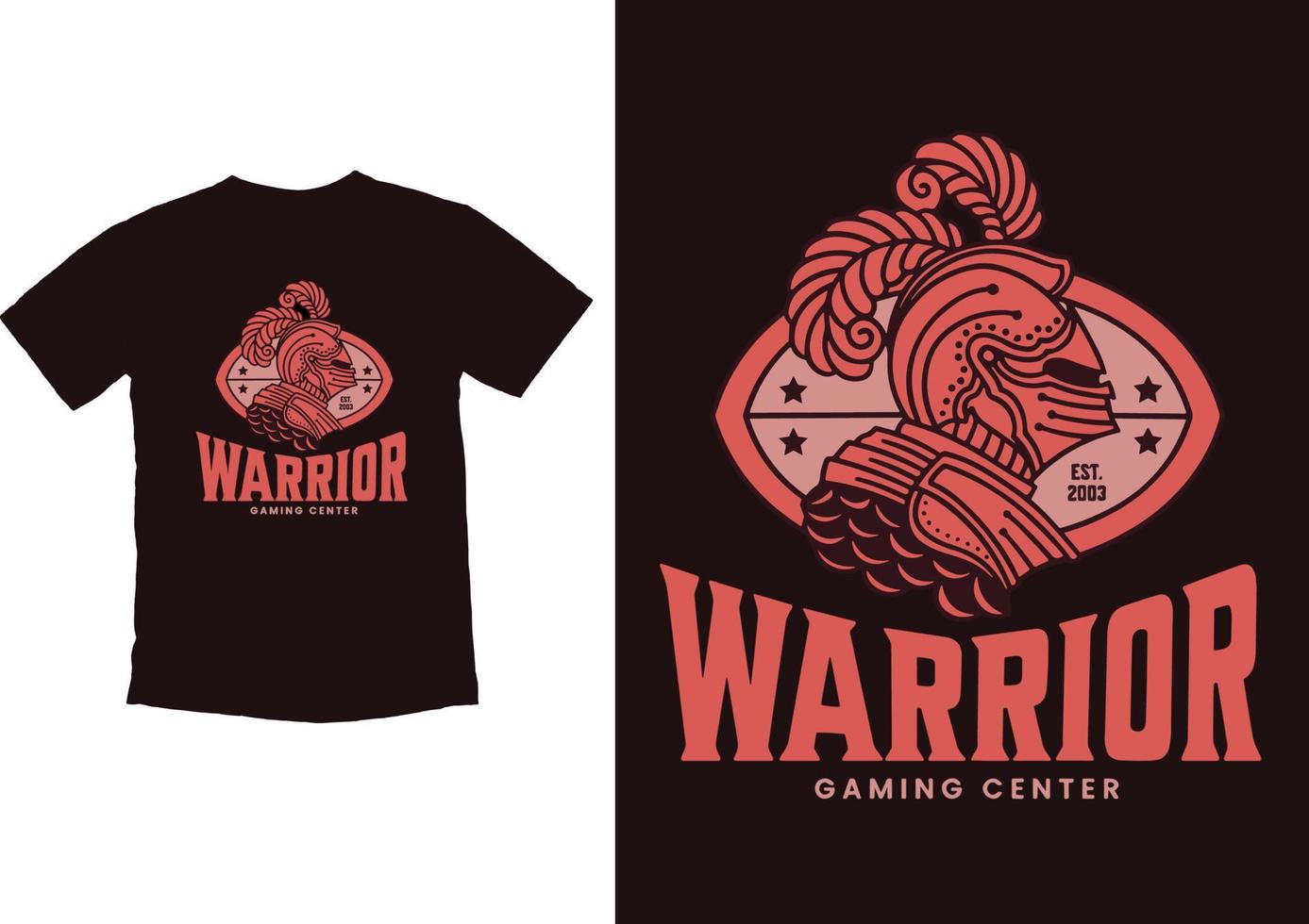 Vintage T-shirt design with rooster and hand drawn lettering vector