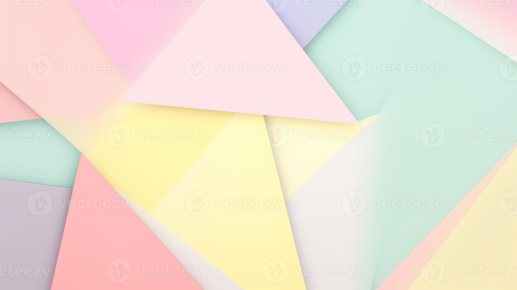 abstract paper background in pastel colors, geometric paper design, vector illustration photo