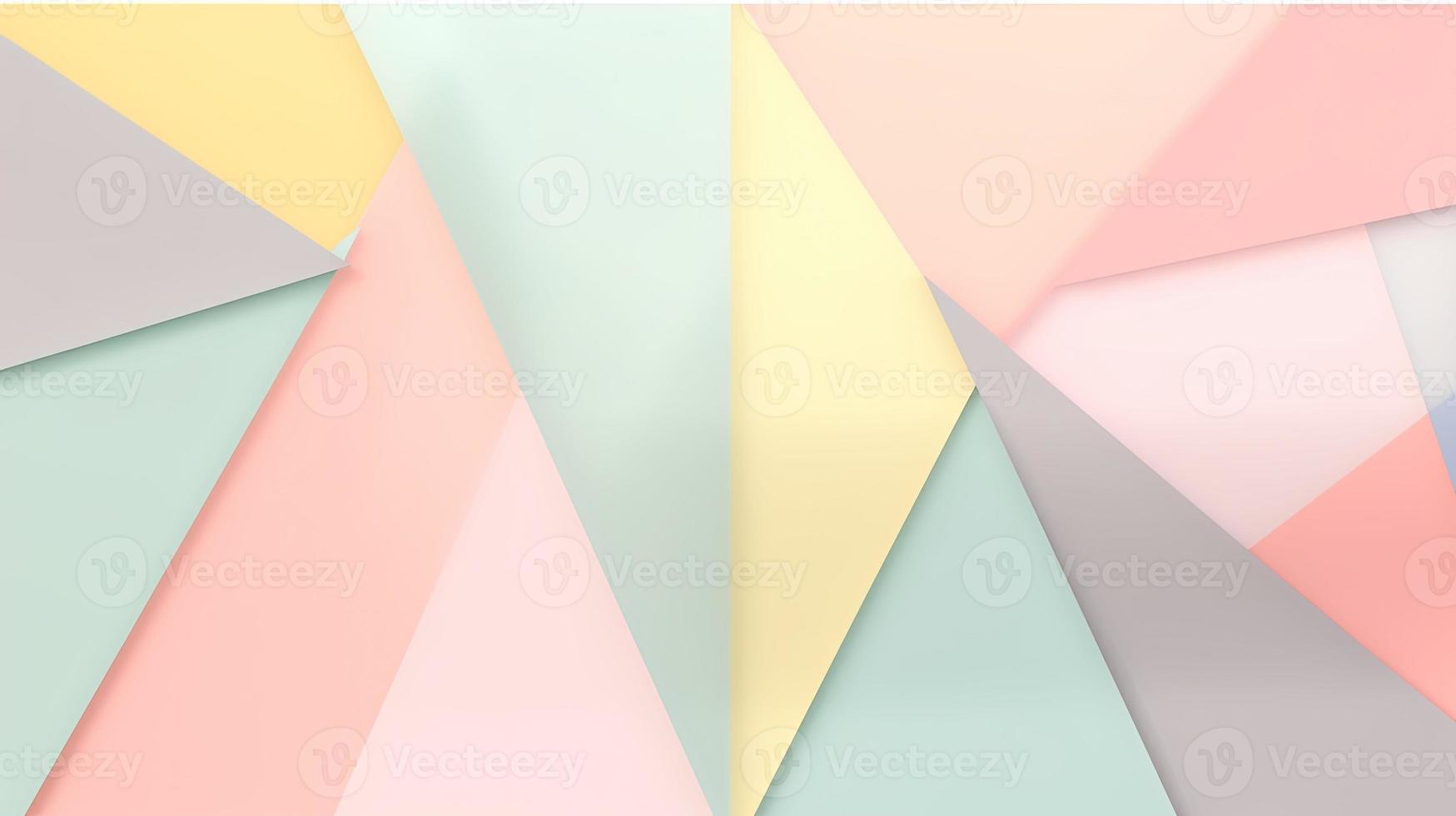 abstract paper background in pastel colors, geometric paper design, vector illustration photo