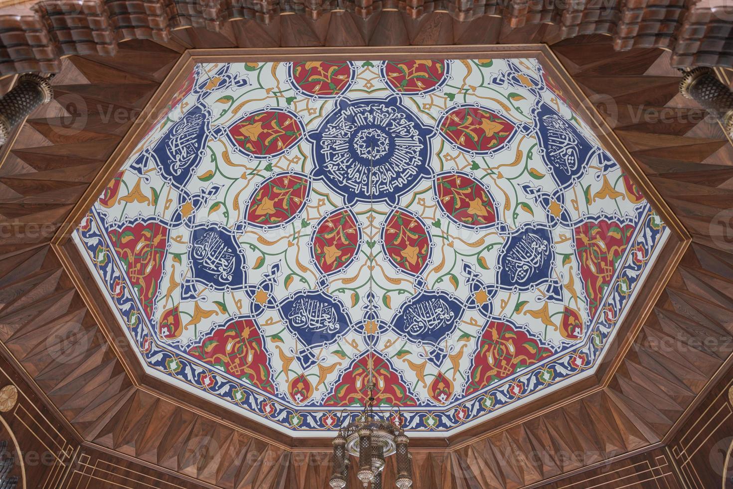 Dome in Orhan Gazi Mosque in Bursa, Turkiye photo