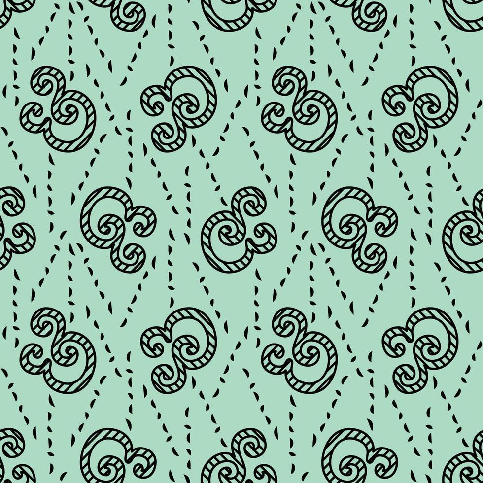 Geometric pattern. Vector texture. Damask style. Textile design for bed spread, curtain, blanket single design