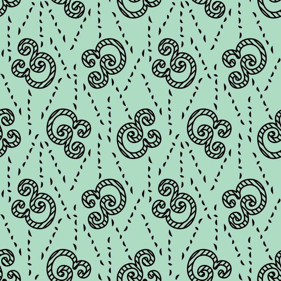 Geometric pattern. Vector texture. Damask style. Textile design for bed spread, curtain, blanket single design