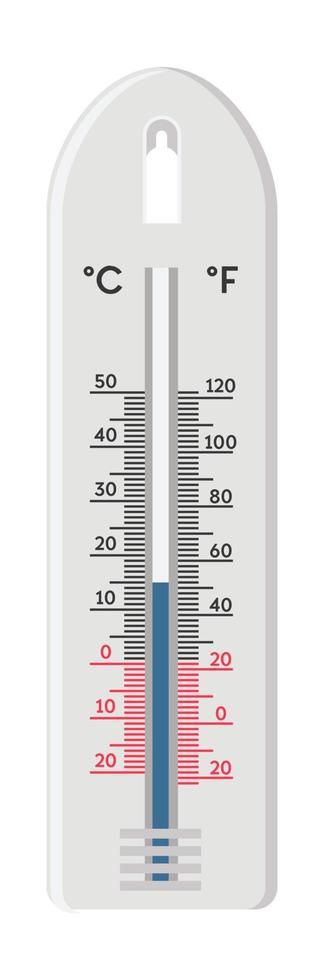 termómetro para aire clima medición vector