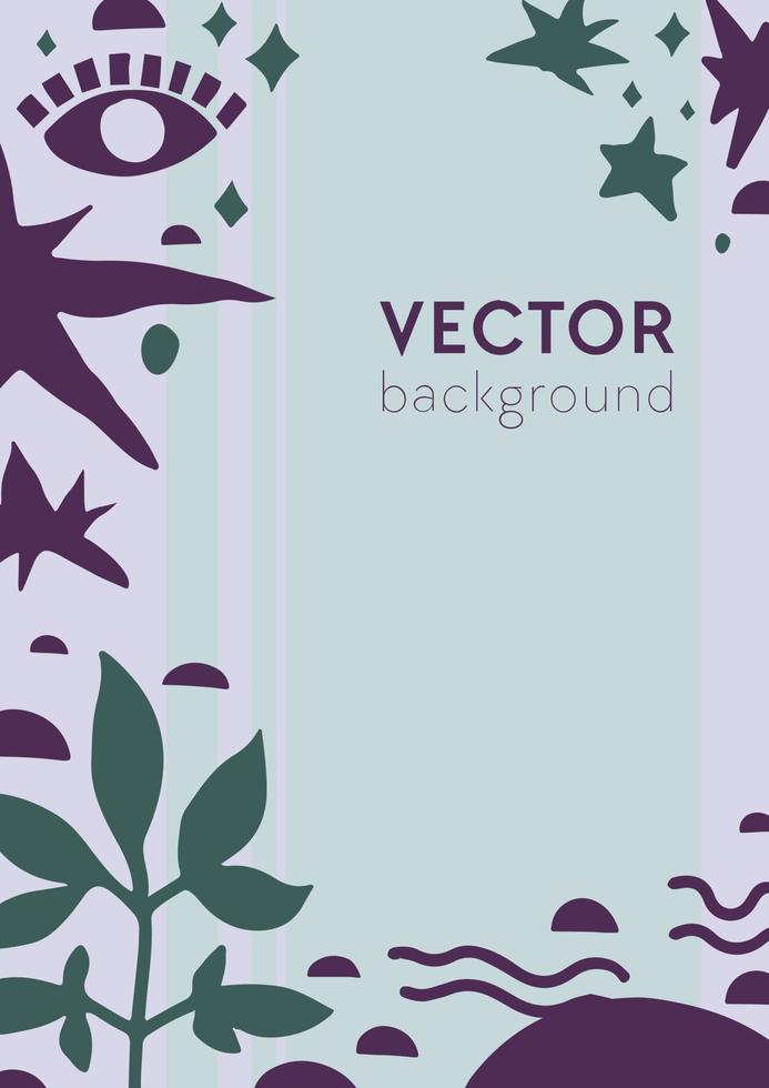 Abstract background with copy space, vector frame