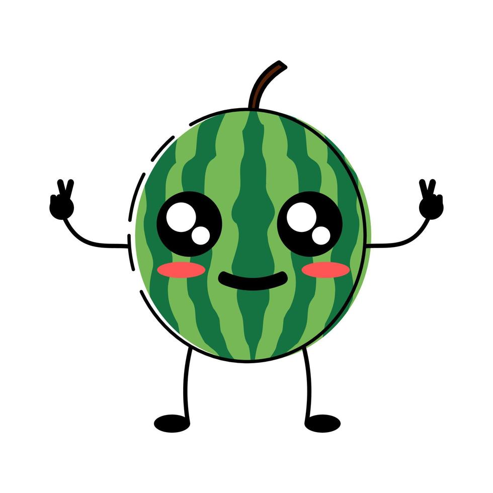 Illustration of watermelon. Perfect for fruit-based products like juice, etc. vector