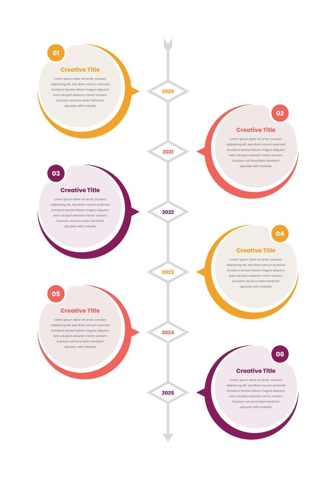 negocio datos resumen cronograma infografía presentación modelo diseño con flecha forma vector