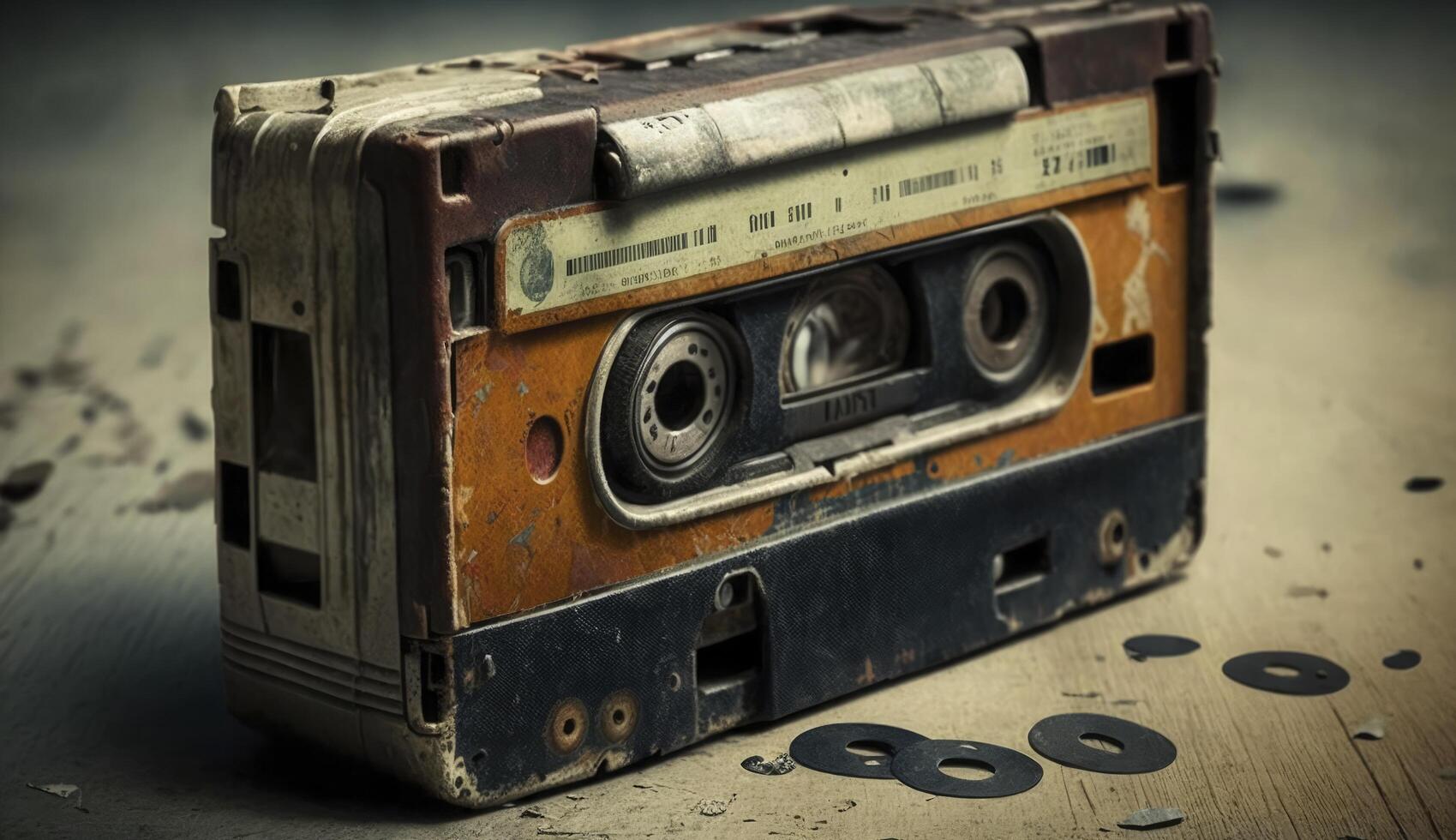 Old cassette tape. Generative AI. 22911229 Stock Photo at Vecteezy