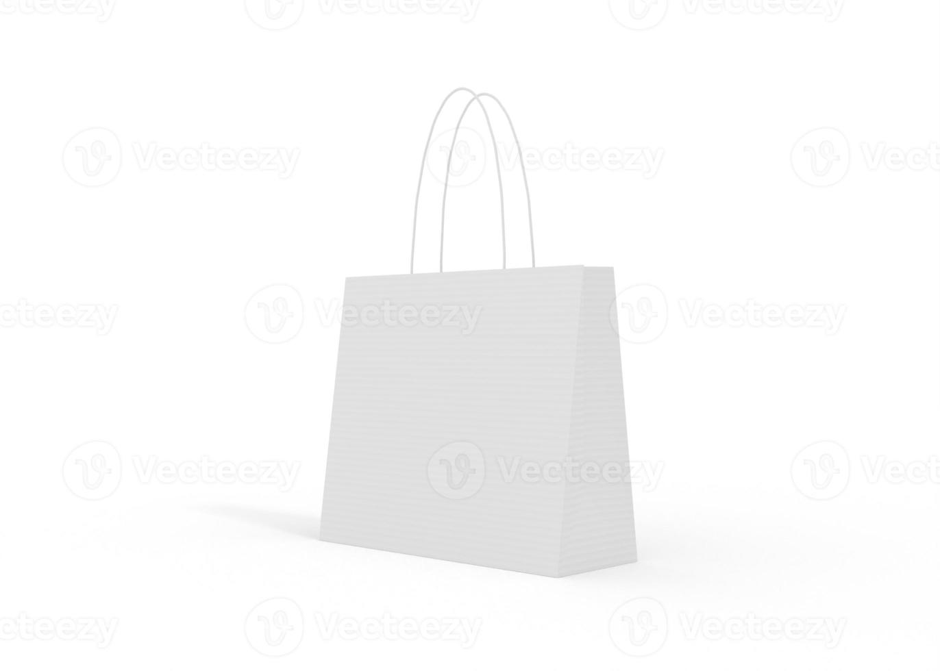 3D Rendering Realistic Shopping Bag for branding and corporate photo