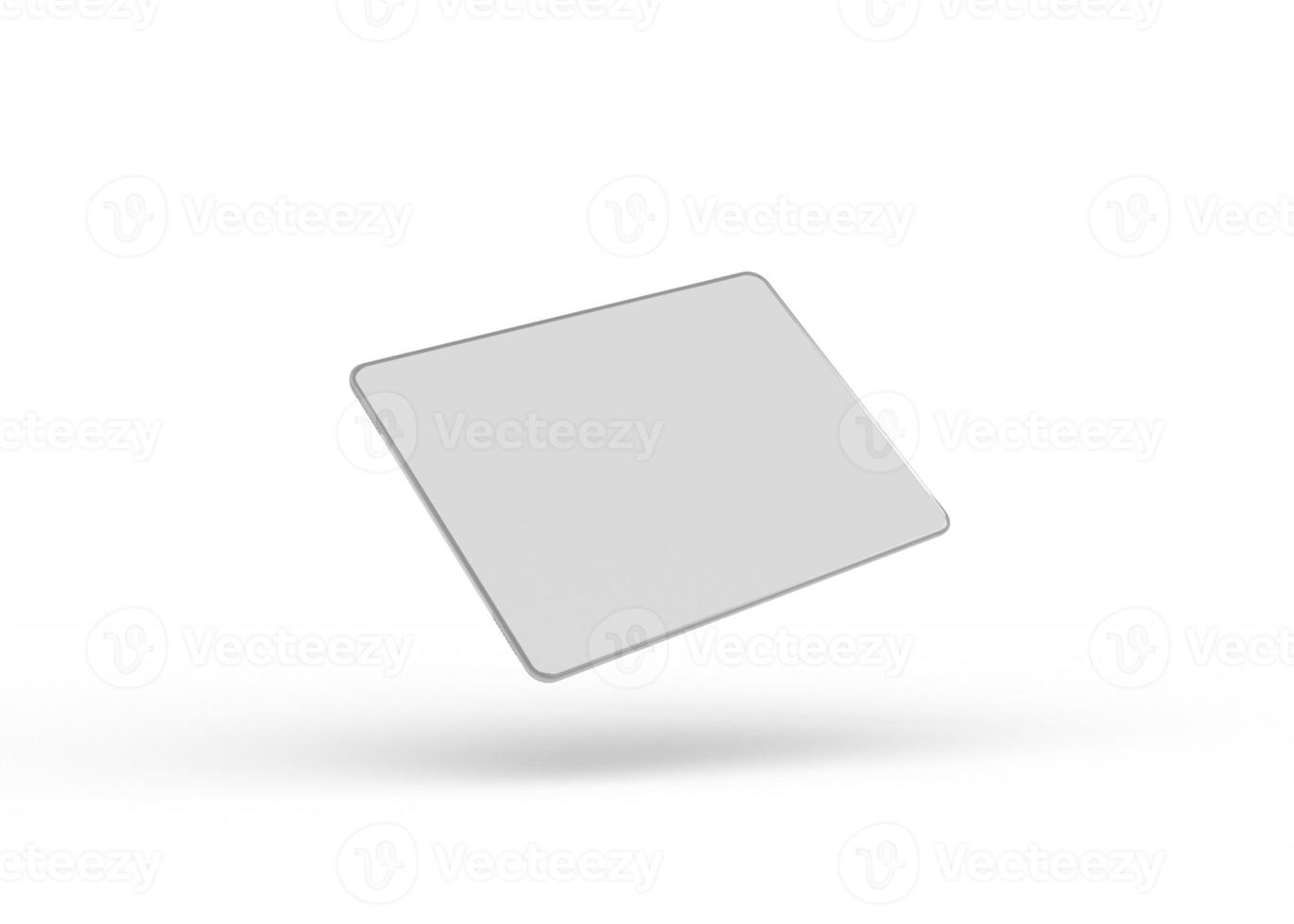 3D Rendering screen mockup with mobile app presentation photo