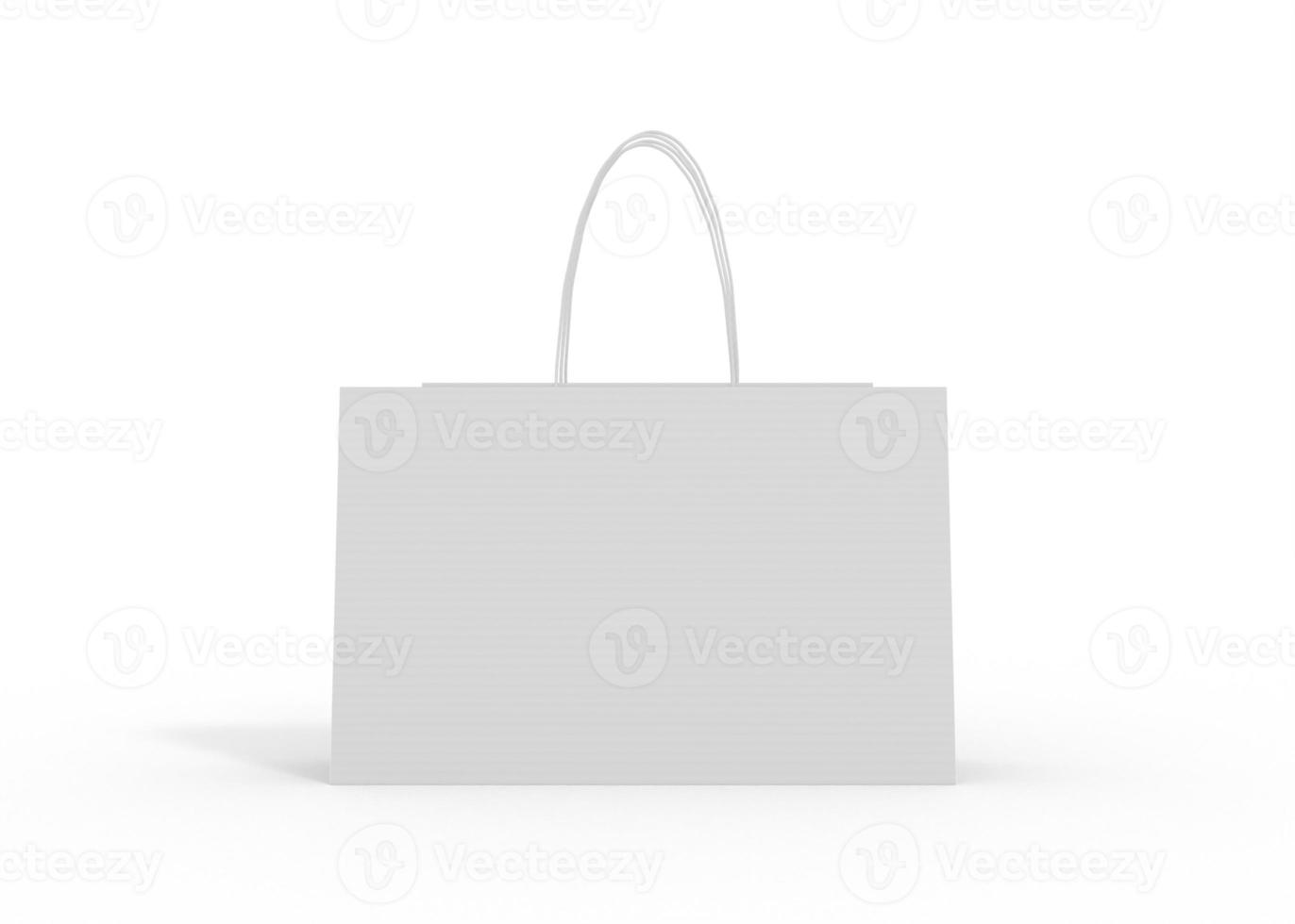 3D Rendering Realistic Shopping Bag for branding and corporate photo