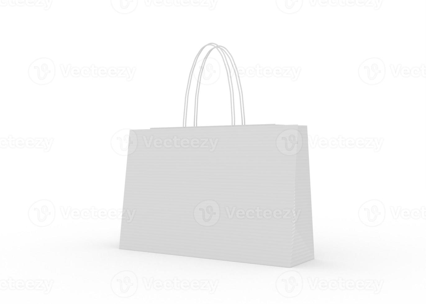 3D Rendering Realistic Shopping Bag for branding and corporate photo