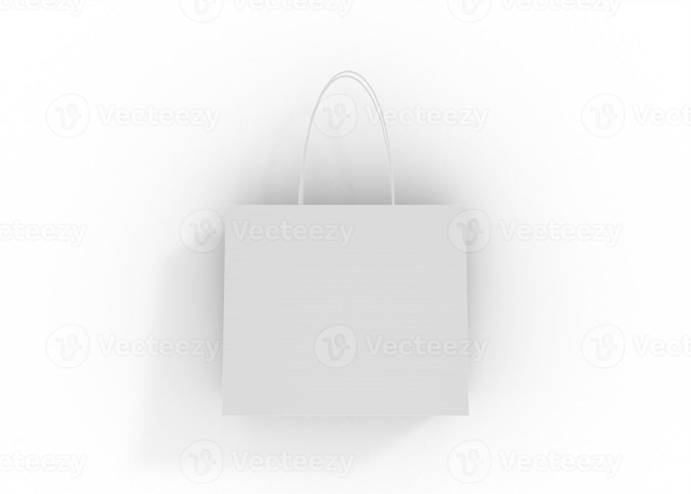 3D Rendering Realistic Shopping Bag for branding and corporate photo