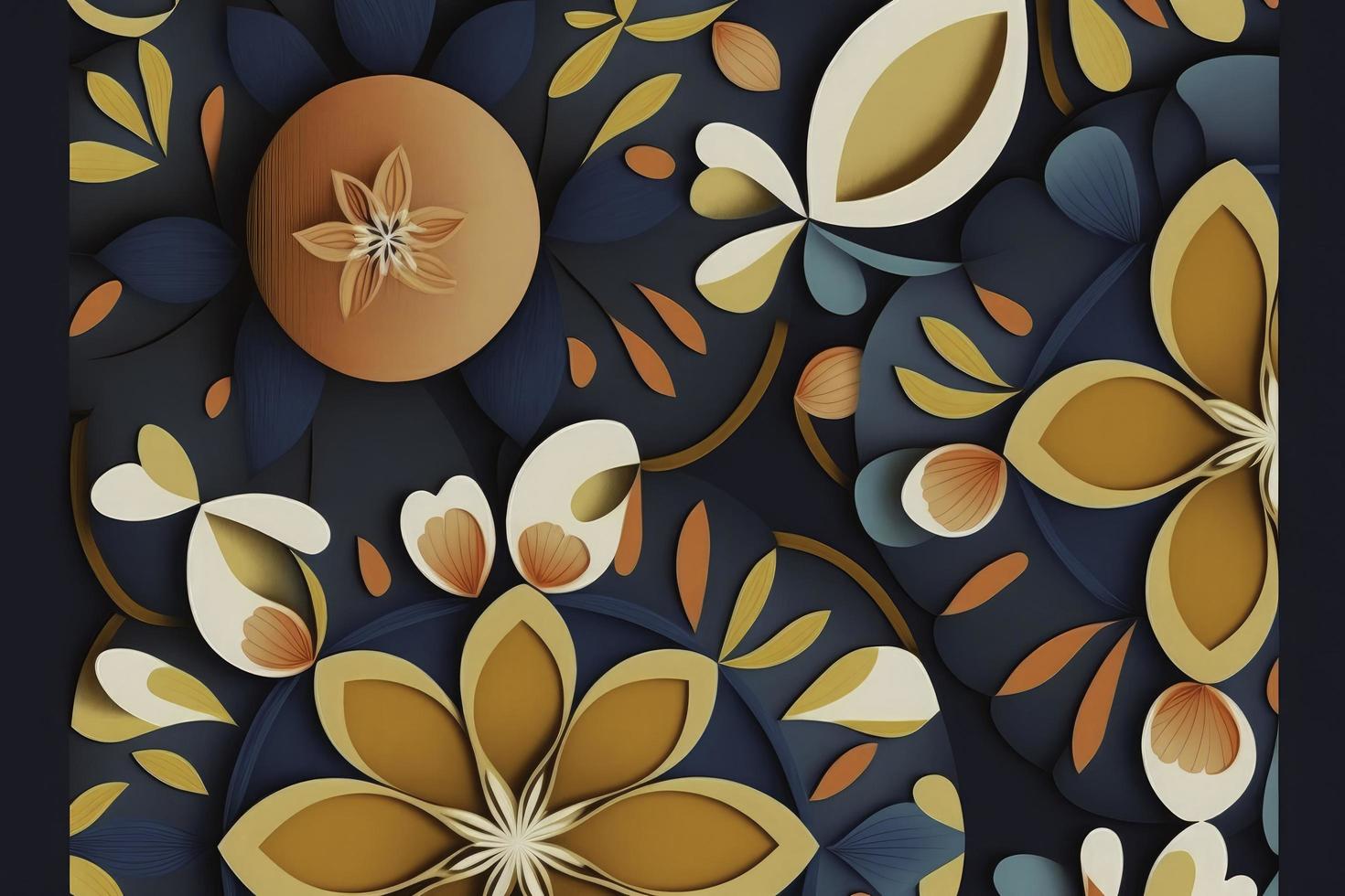 beautiful color palette illustration design, generate ai photo