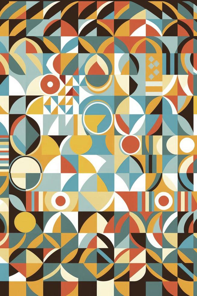 beautiful color palette illustration design, generate ai photo