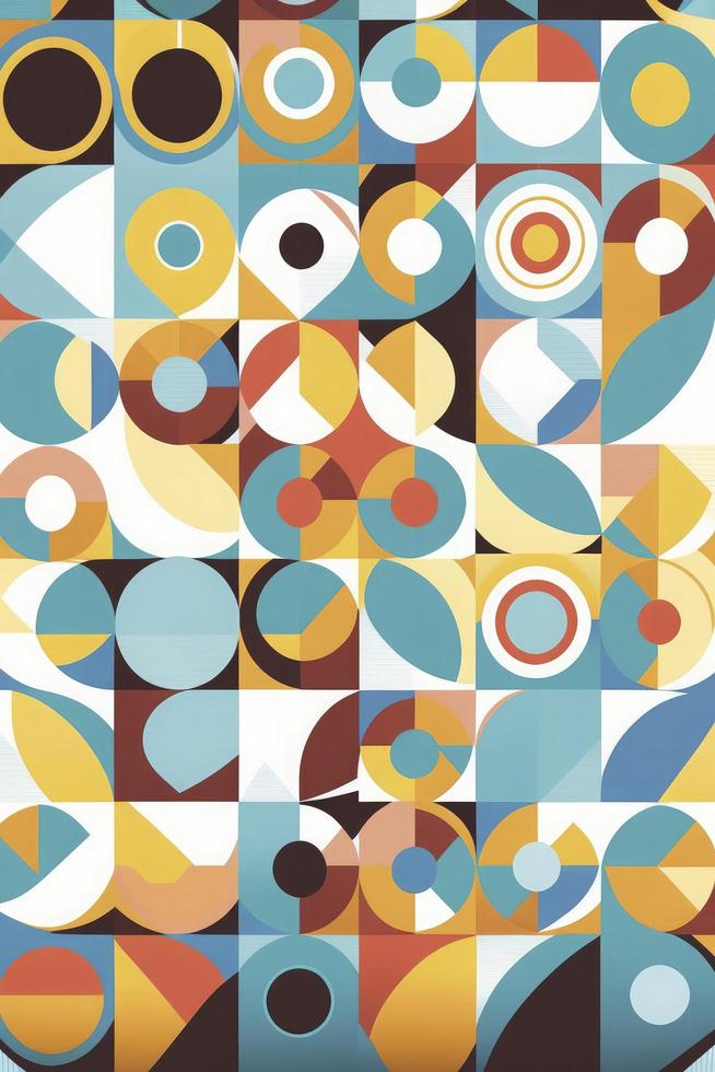 beautiful color palette illustration design, generate ai photo