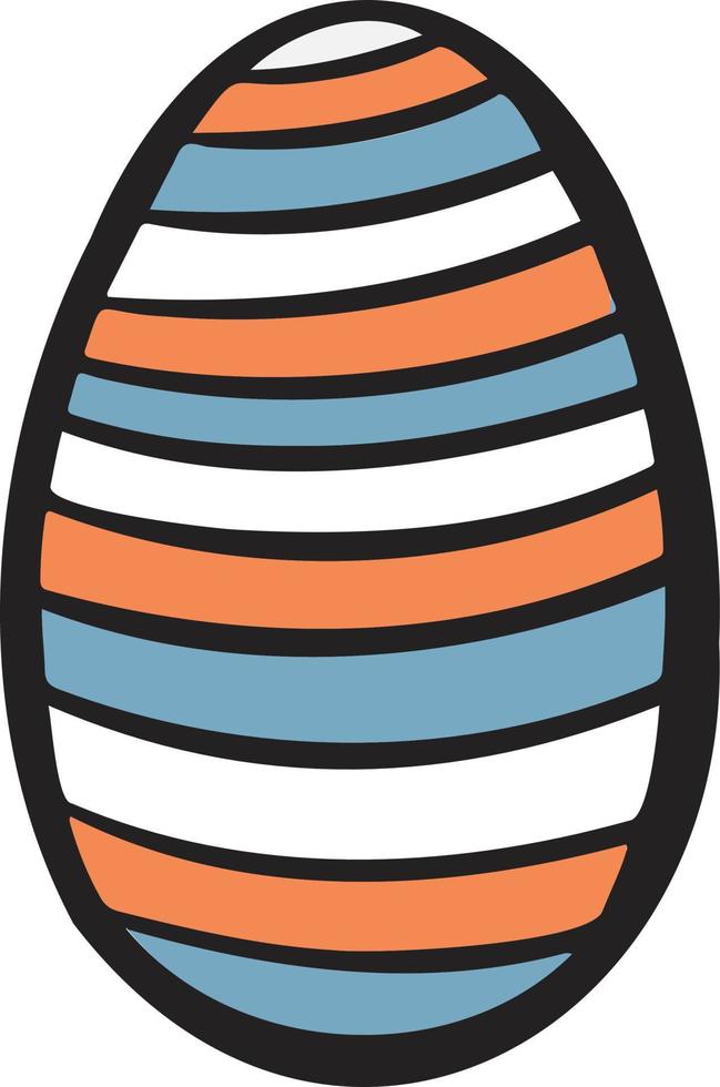 vector cute eggs symbol for easter and cartoon