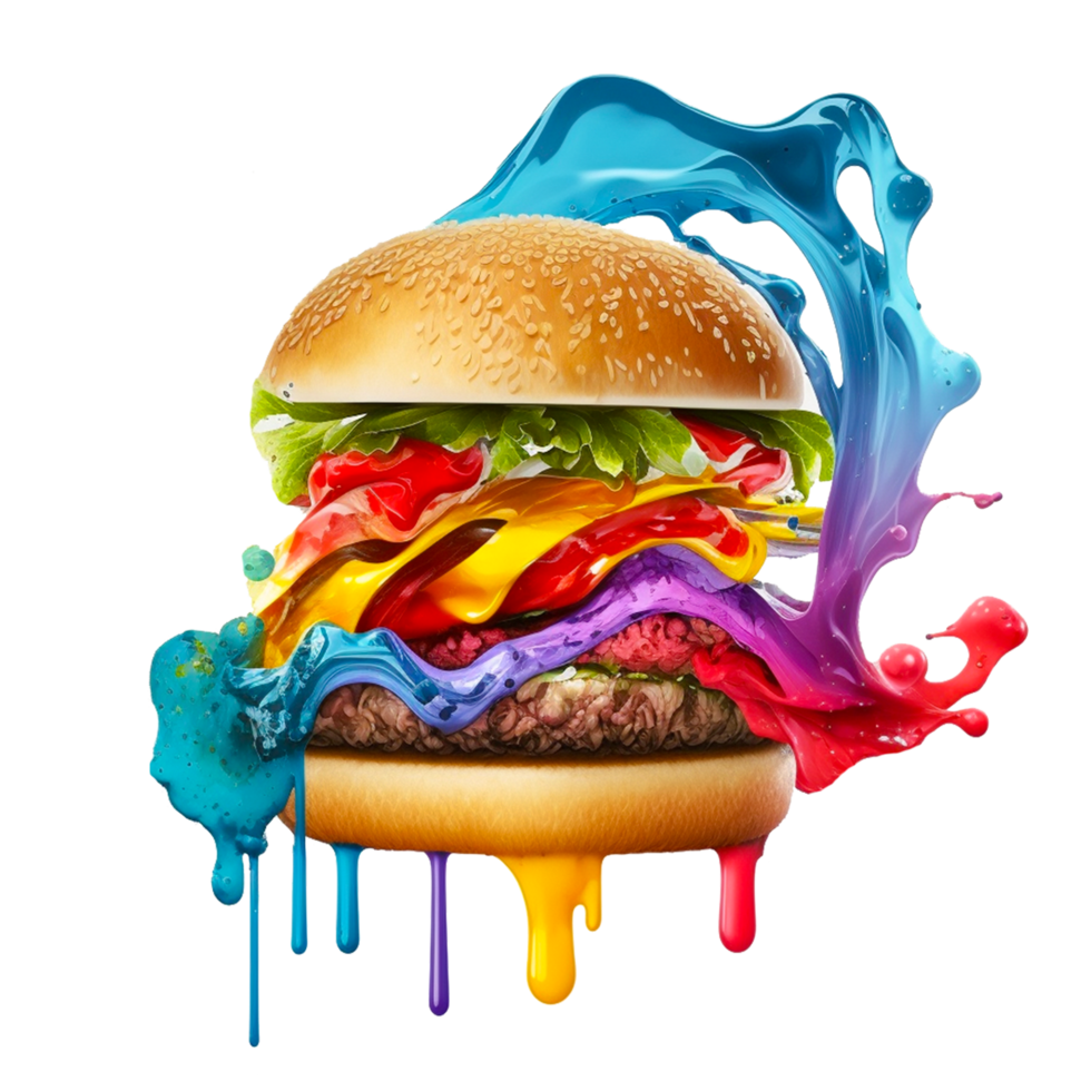cartoon  burger icon free illustration png