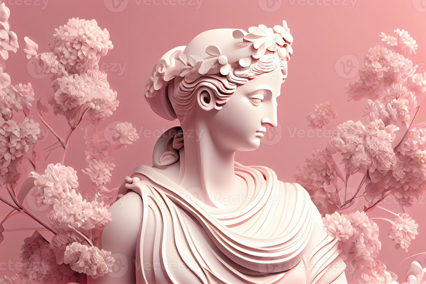 Ancient Woman Statue Greek Roman Bust Sculp. 22914340 Stock Photo at