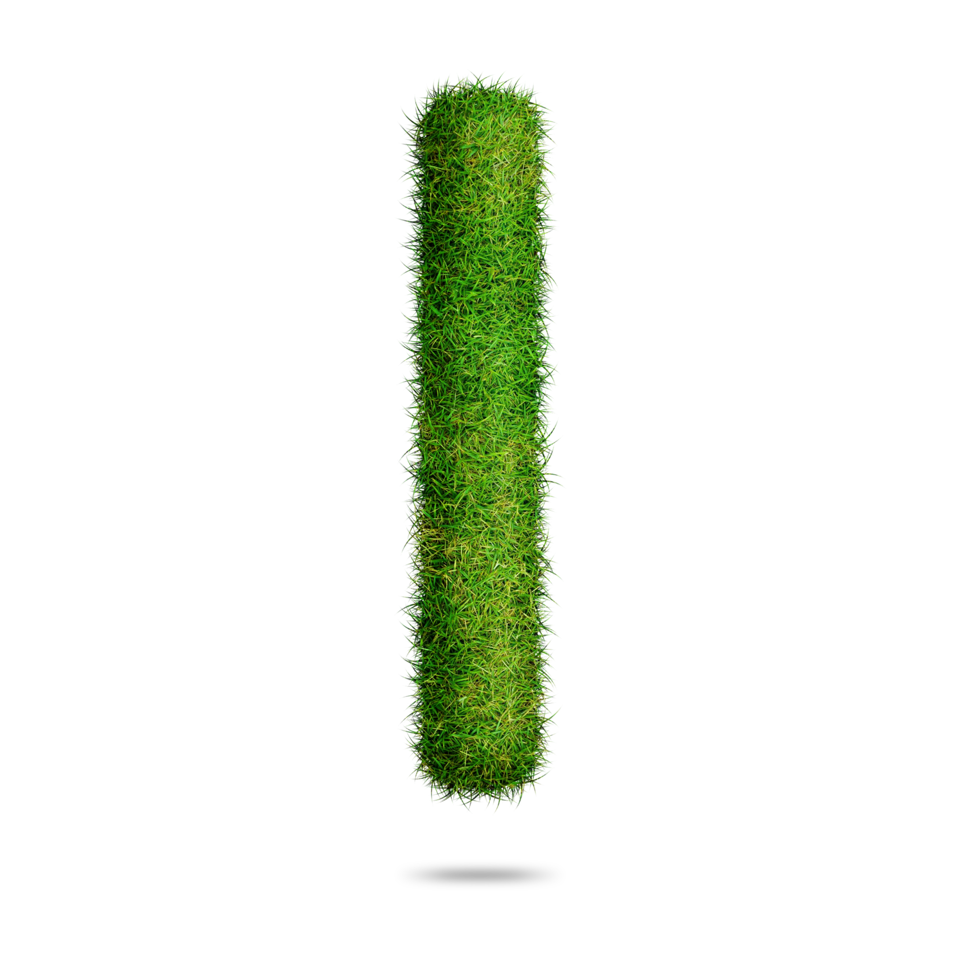 Free Green grass alphabet letter i for education concept 22914378 PNG ...