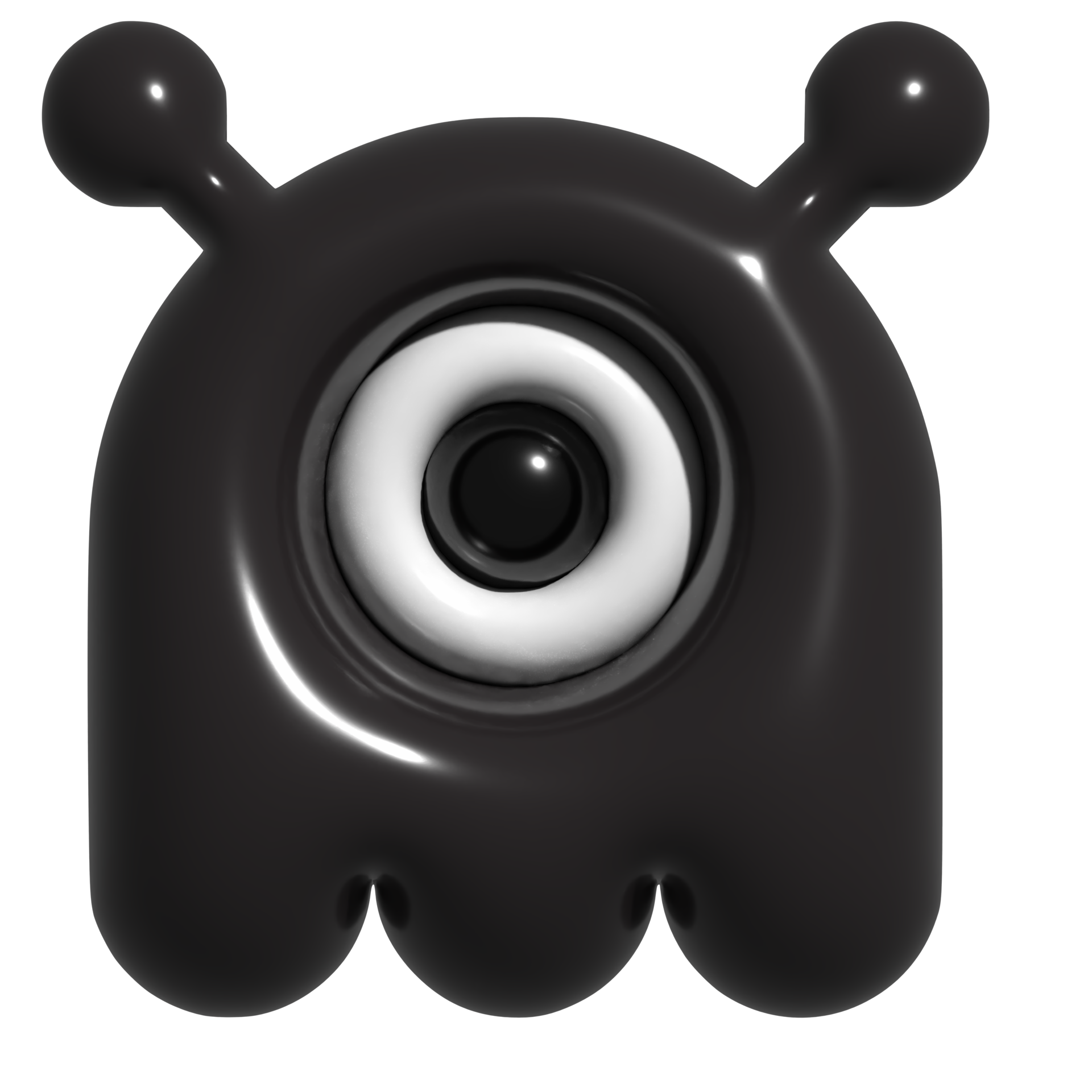 3d icon monster, alien 22914942 PNG