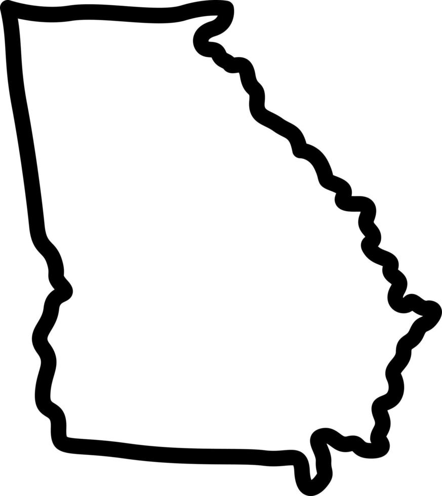 line icon for atlanta vector