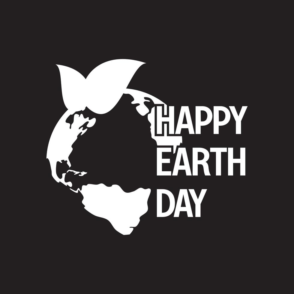 earth day banner, happy earth day. for the celebration of save the environment, social media template, web vector