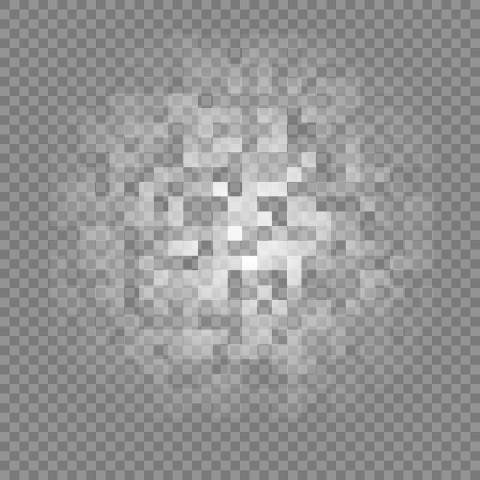 Censorship gray mosaic. Censored data. Pixels blur area. Private content . Vector illustration