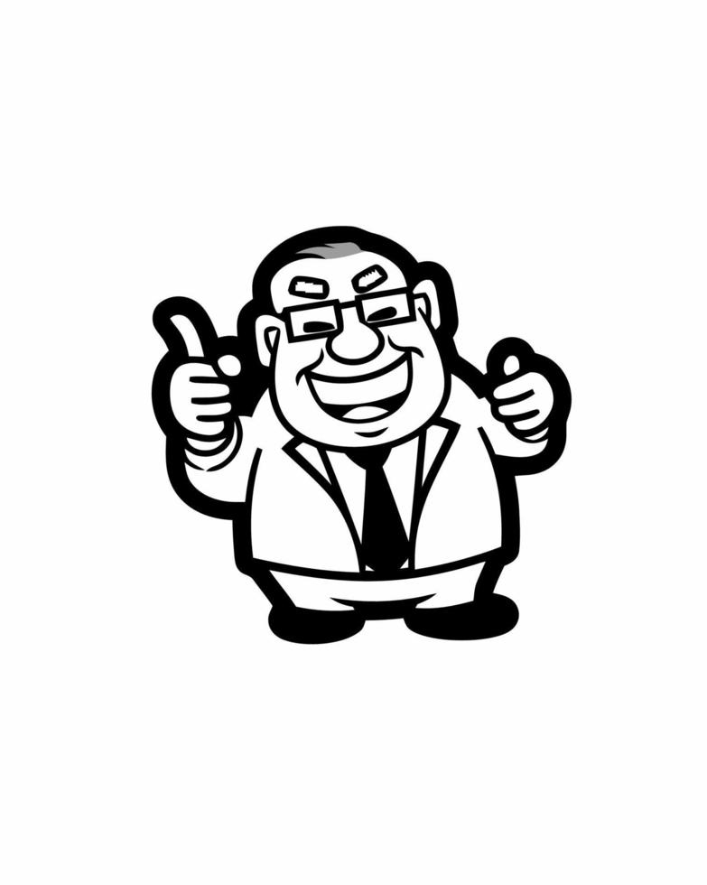Mini Expressive Salesman vector