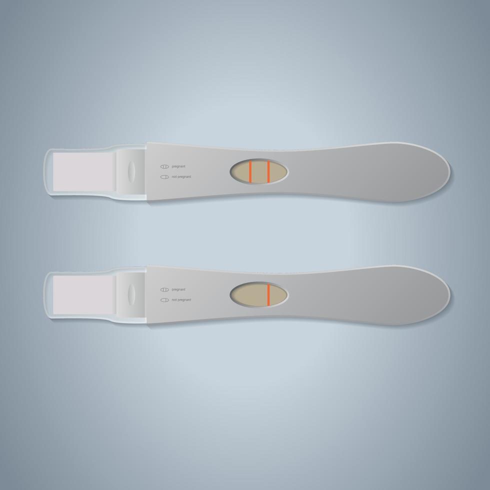 Illustration Of Pregnancy Test vector