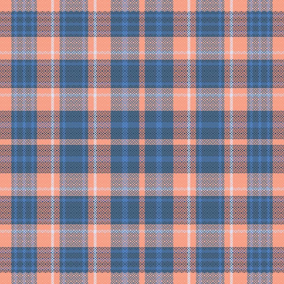 Tartan or plaid halloween color pattern. vector