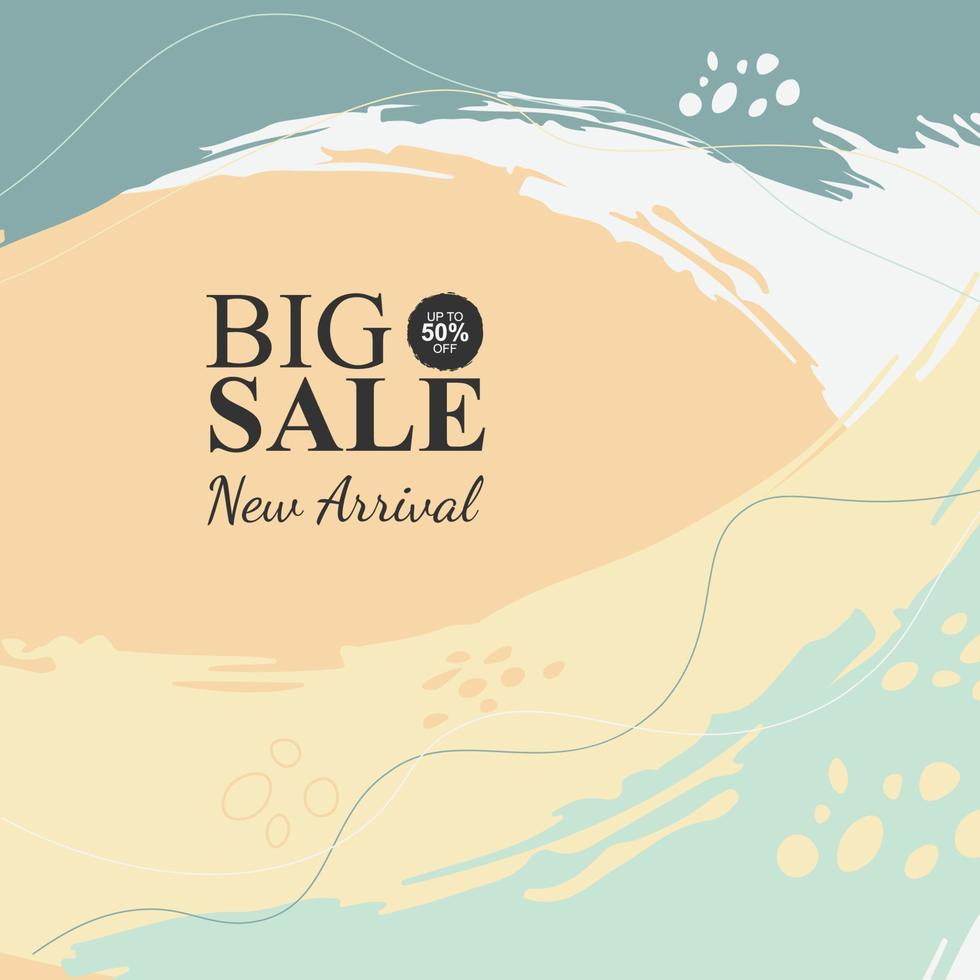 Sale banner background. vector