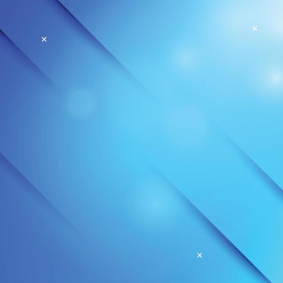 Blue gradient with shadow effect background. vector