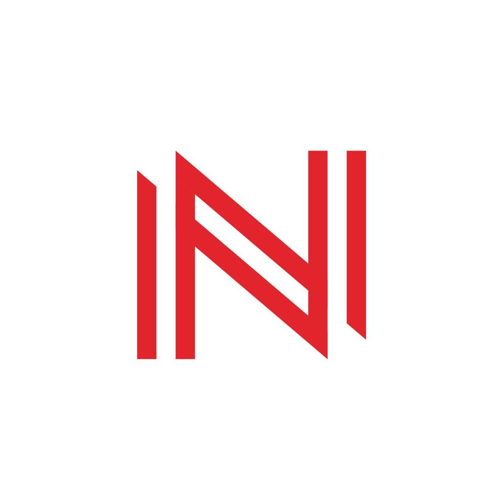 Letter N logo vector template element