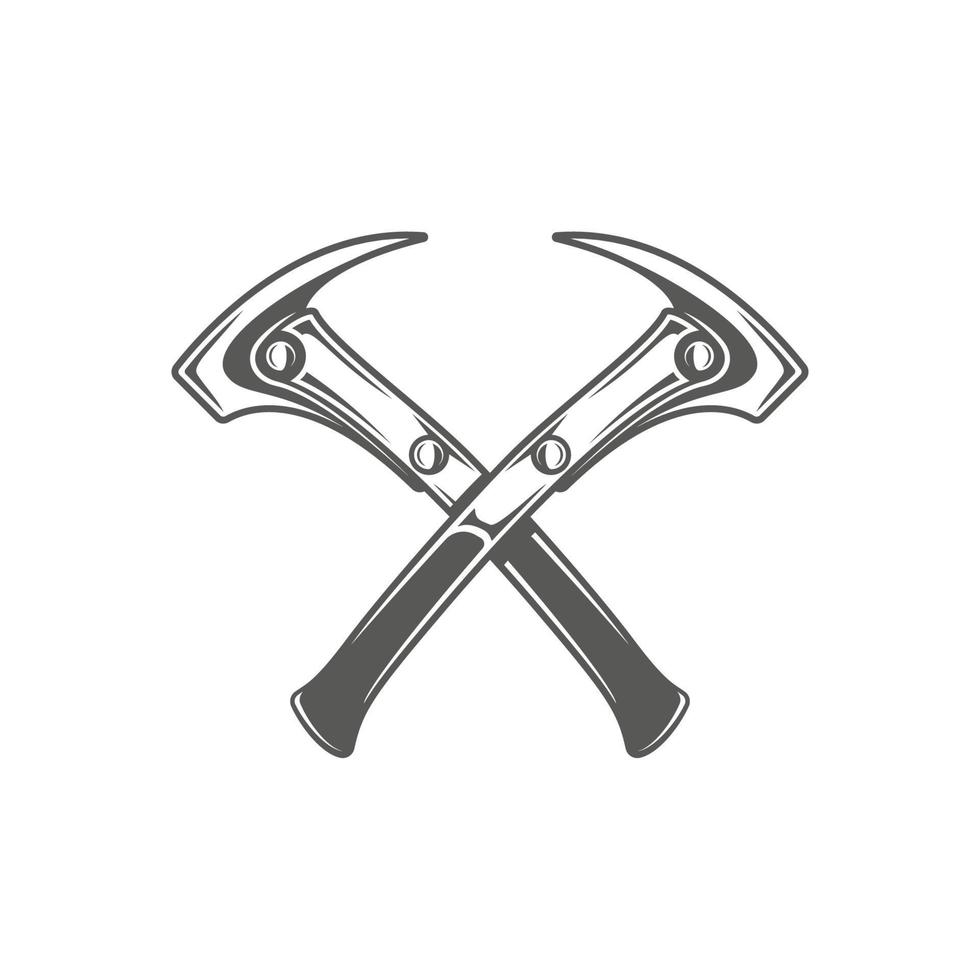 Hammers isolated on white background vector