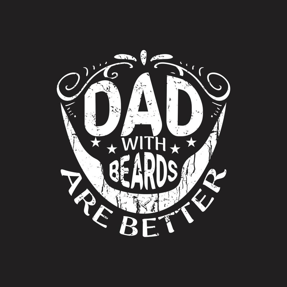 Fathers day typographic quotes t shirt design vector. vector