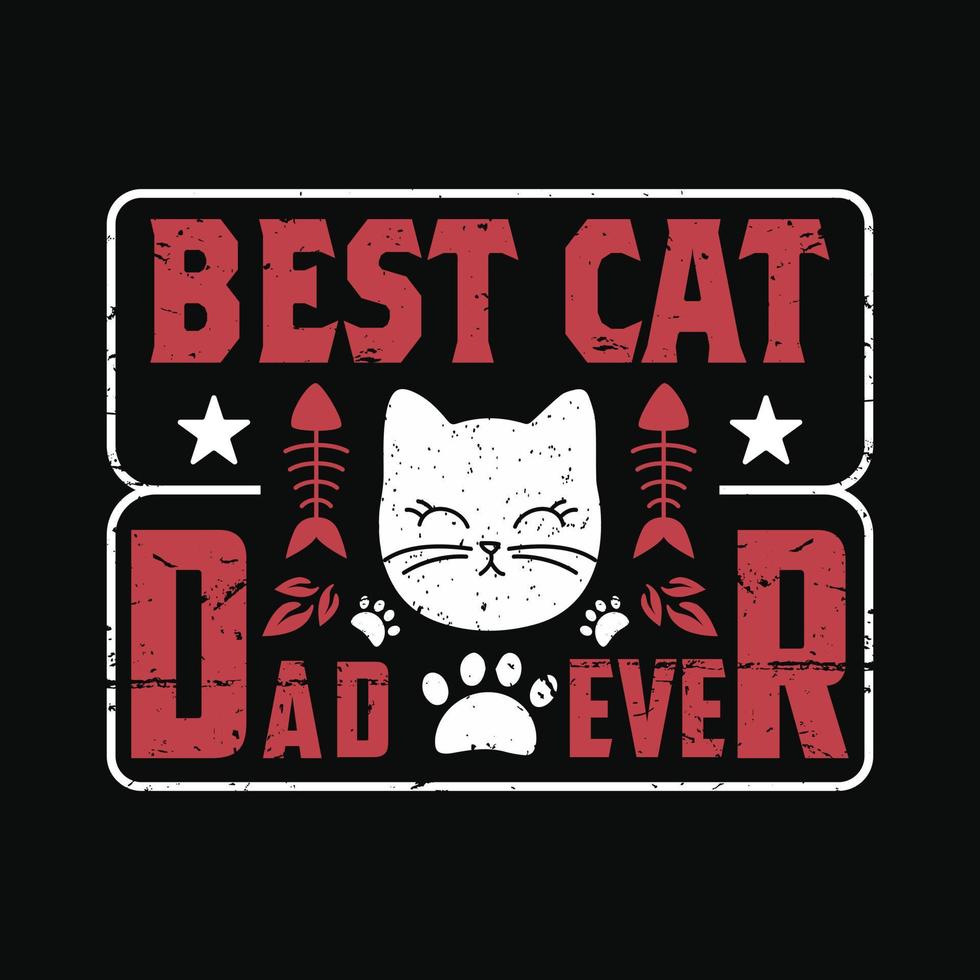 Dad typographic t shirt design vector