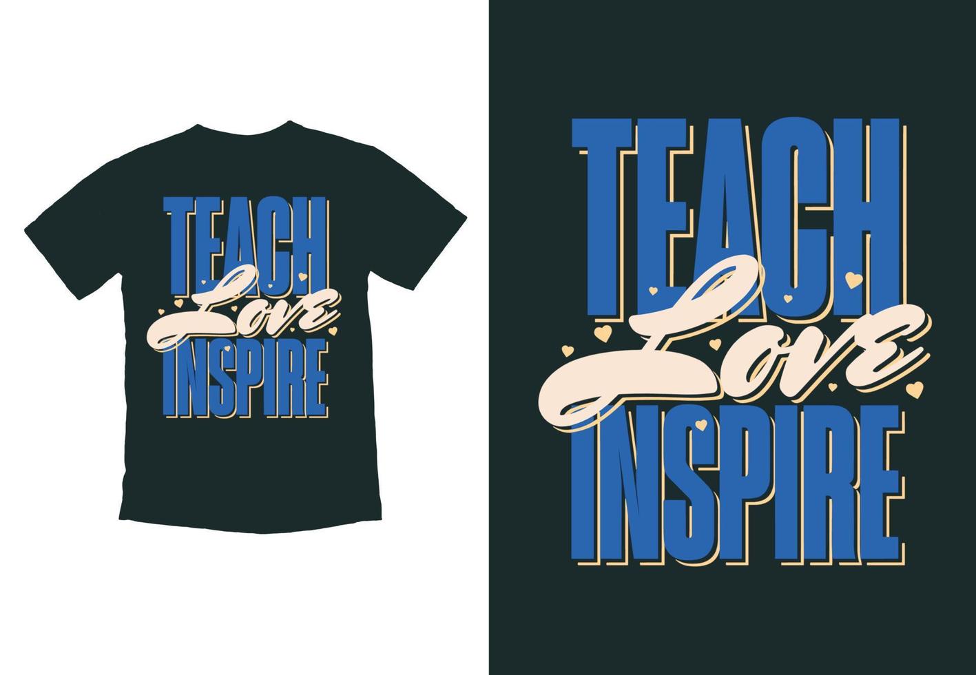T shirt typography design. T shirt hand lettered calligraphic design. Inspirational vector typography.